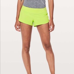 LULULEMON SPEED UP SHORTS!!